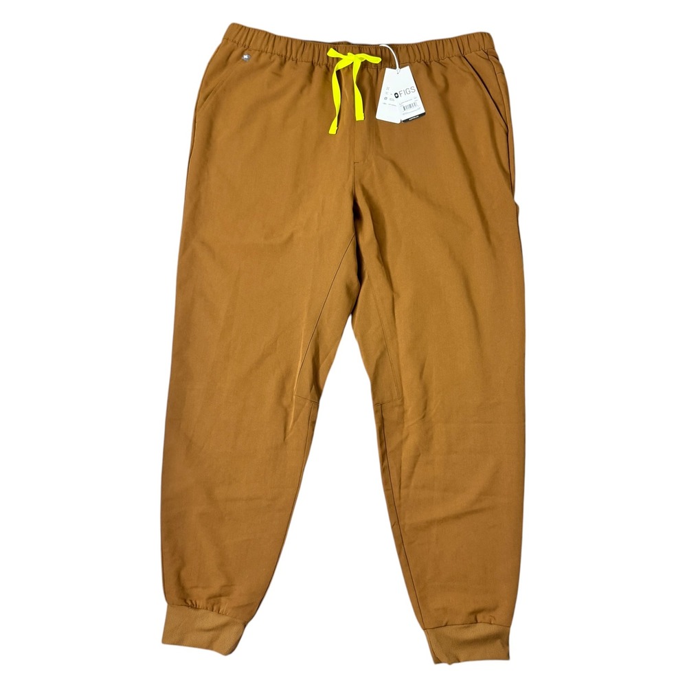 FIGS Mens Tansen Jogger Scrub Pants Mocha Catarina 2XLT Brown Style 100023 NEW